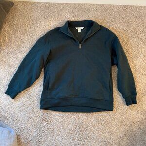 Athleta Forever Fleece 1/4 Zip Sweatshirt